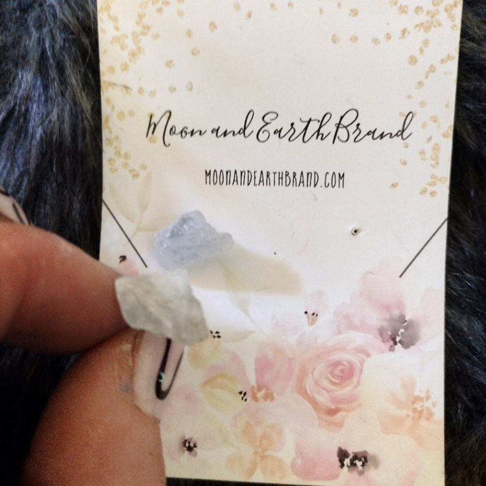 Quartz earrings